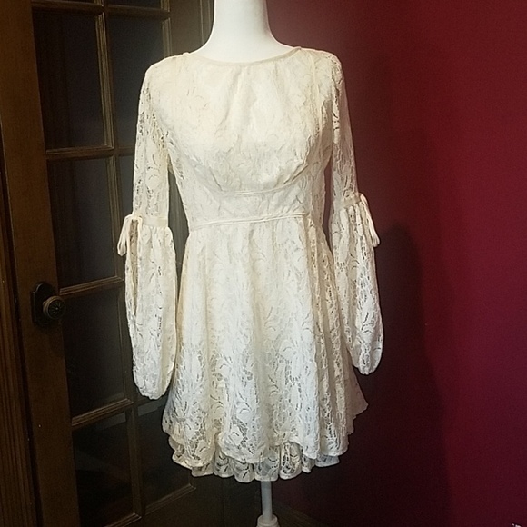 FREE People Dress Ruby Crochet - Picture 1 of 8